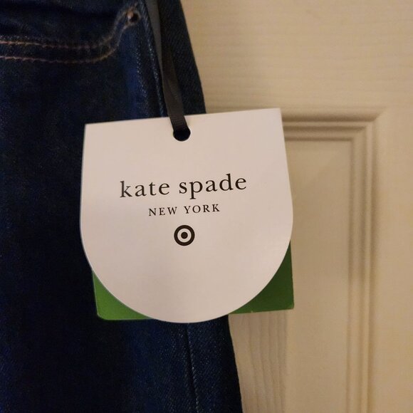 NWT Kate Spade X Target High Rise Straight Leg Cuffed Jeans Size 6 - Picture 6 of 11